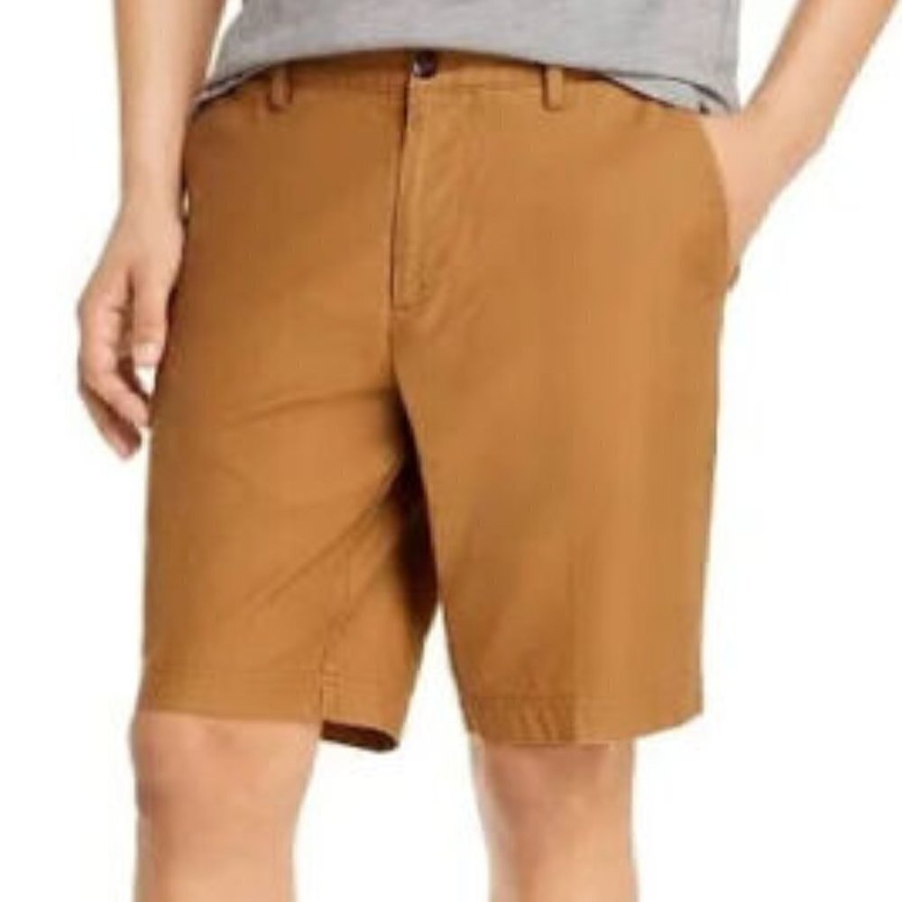 HUGO BOSS Slice Shorts Men's Size 56 Regular Fit Stretch Beige USA‎ 40 R NWT